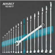   Hazet 163-98/17 Racsnis csavarkulcs készlet 17 részes Kulcsszélesség (metrikus) 6 - 24 mm