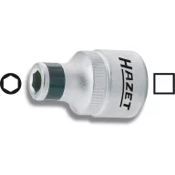  Adapter belső négyszögről 12,5 mm (1/2) belső hatszögre 8 mm (5/16), Hazet 2250-5