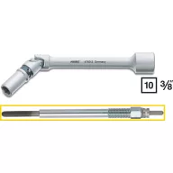   Izzítógyertya dugókulcs 8 mm-es gyertyákhoz, 10 mm (3/8), Hazet 4760-2