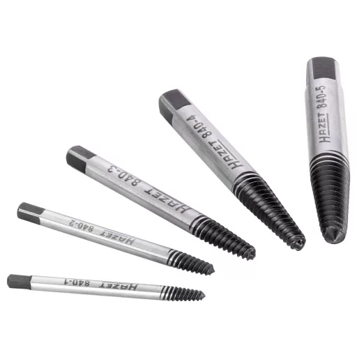 Csavarkihajtó készlet, 5 részes, belső négylapfejű 12,5 mm, Hazet 840/5