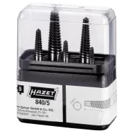   Csavarkihajtó készlet, 5 részes, belső négylapfejű 12,5 mm, Hazet 840/5