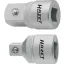 Adapter belsőnégyszögről 12,5 mm (1/2) külső négyszögre 20 mm (3/4), Hazet 958-1