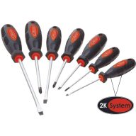   Csavarhúzó készlet, 7 részes, egyenespengéjű és kereszthornyú PH, Vigor V1637