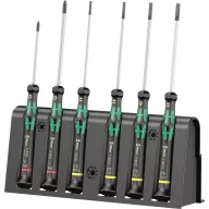   Wera 2035/6 B Csavarhúzó készlet Elektronika- és finommechanika 6 részes Egyeneshornyú, Kereszthornyú Phillips