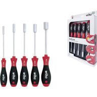   Dugókulcs készlet 5 részes kézi markolatú Wiha SoftFinish 01034
