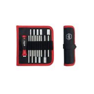   Cserélhető szárú dugókulcs készlet tokban, 12 részes készlet Wiha SYSTEM 6 27713