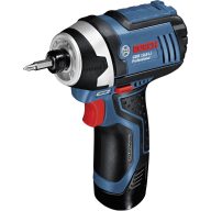   Bosch Professional GDR 10,8-LI 06019A6977 Akkus ütvecsavarozó 105 Nm 10.8 V Vele szállított akkuk száma 2 2 Ah Lítiumion 2. akkuval, Hordtáskával