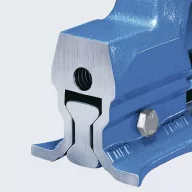   Nagyméretű ipari párhuzamos satu 160 mm széles védőpofával, HEUER 100160