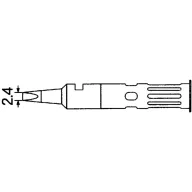   Weller WP60 pákahegy, forrasztóhegy 2,4 mm-es véső formájú T0051644499