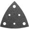 Fein 63717238010 Delta csiszolópapír Tépőzárral, Lyukas Szemcsézet 80 Sarokméret 80 mm 35 db