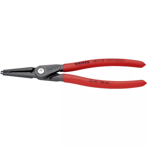 Precíziós Seeger-gyűrű fogó készlet belső gyűrűkhöz (furatokban), 40-100 MM egyenes