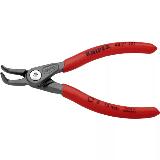 Precíziós Seeger-gyűrű fogó készlet belső gyűrűkhöz (furatokban), 8-13 MM hajlított