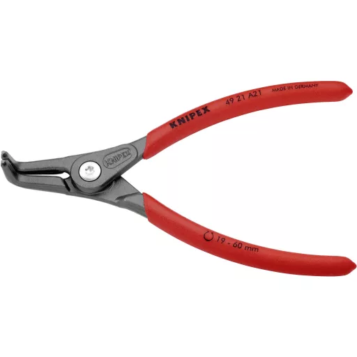 Knipex precíziós biztosítógyűrű fogó külső gyűrűkhöz, 85-140 mm, 49 21 A41