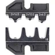  Knipex érvéghüvely krimpelőfogó krimpelő betét, préselő betét 6-tól 16 mm²-ig Knipex 97 49 18