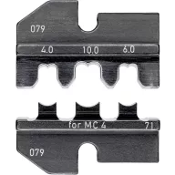   Knipex 97 49 71 krimpelő, préselő betét 4 - 10 mm² szolás csatlakozódugókhoz Knipex 97 43 200, 97 43 E, 97 43 fogókhoz