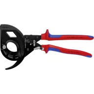   Kábelvágó (racsnis működésű, 3-fokozatú), 320 mm Ø 60 mm/600 mm²/1200 MCM, Knipex 95 32 320