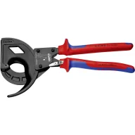   Kábelvágó (racsnis működésű, 3-fokozatú), 320 mm Ø 60 mm/600 mm²/1200 MCM, Knipex 95 32 320