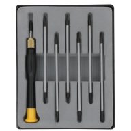   Donau Elektronik 280-70 Cserélhető szárú csavarhúzó készlet, lapos, csillag, torx csavarokhoz