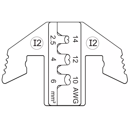 Krimpelő betét napelemes csatlakozó dugóhoz, TOOLCRAFT MC4 818646