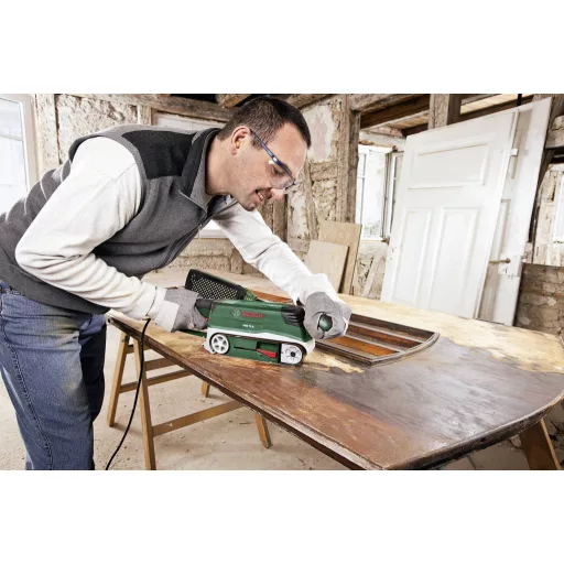 Szalagcsiszológép 710 W, 76 x 165 mm, Bosch PBS 75 A, 06032A1000