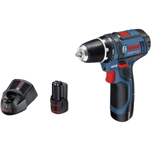 Bosch Professional GSR 12V-15 0601868109 Akkus fúrócsavarozó 2 Ah 2. akkuval