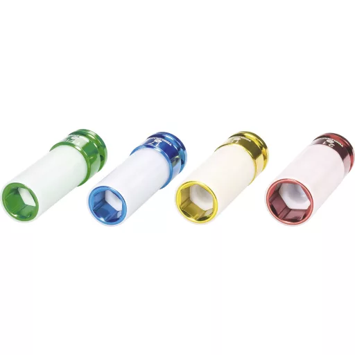 4 részes dugókulcs készlet 17/19/21/17.5 mm (11/16&quot ), hossz 85 mm, TOOLCRAFT 821580