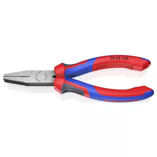 Laposfogó 160 mm, rövid, széles pofa, Knipex 20 02 160