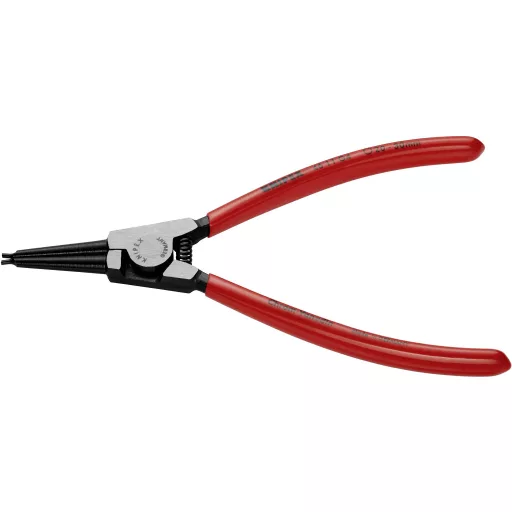 Seeger-gyűrű fogó fogógyűrűkhöz (tengelyek) 180 mm, egyenes, Knipex 46 11 G4