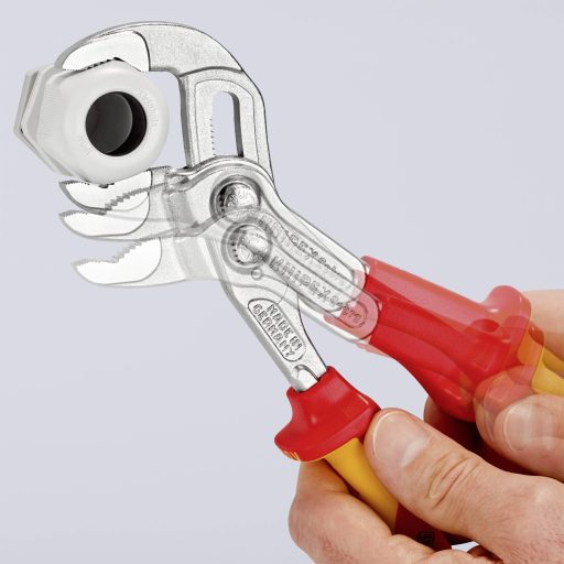 Knipex Cobra VDE Hightech vízpumpafogó 250 mm, karcsú, befogás: Ø 50 mm (2&quot ) 87 26 250