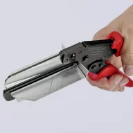   Olló kábelcsatornákhoz 275 mm, barnított, vágóérték max. 6 mm, Knipex 95 02 21