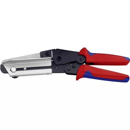 Olló kábelcsatornákhoz 275 mm, barnított, vágóérték max. 6 mm, Knipex 95 02 21