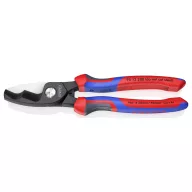   Kábelolló kettős vágóéllel 200 mm, vágóérték: Ø 20 mm, Knipex 95 12 200