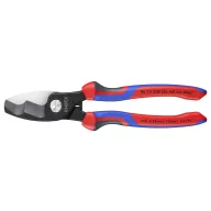   Kábelolló kettős vágóéllel 200 mm, vágóérték: Ø 20 mm, Knipex 95 12 200