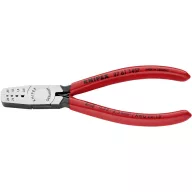   Krimpelő fogó érvéghüvelyekhez 145 mm, polírozott fej, Knipex 97 61 145 F