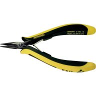   ESD hegyes fogó, különösen karcsú, 130 mm, Bernstein EUROline-Conductive 3-683-15