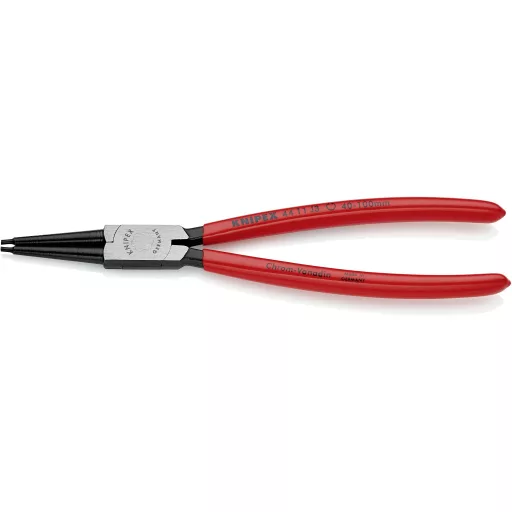 Seegergyűrű fogók belső gyűrűkhöz (furatok) 225 mm, Ø 40-100 mm, egyenes, Knipex 46 11 J3