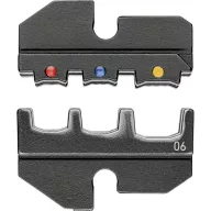   Knipex 97 49 06 krimpelőfogó krimpelő betét, préselő betét, szigetelt kábelsarukhoz 0.5 - 6 mm²-ig