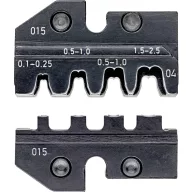   Knipex 97 49 04 krimpelőfogó krimpelő betét, préselő betét, szigeteletlen nyitott sarukhoz 2.8/4.8 mm 0.1 - 2.5 mm²