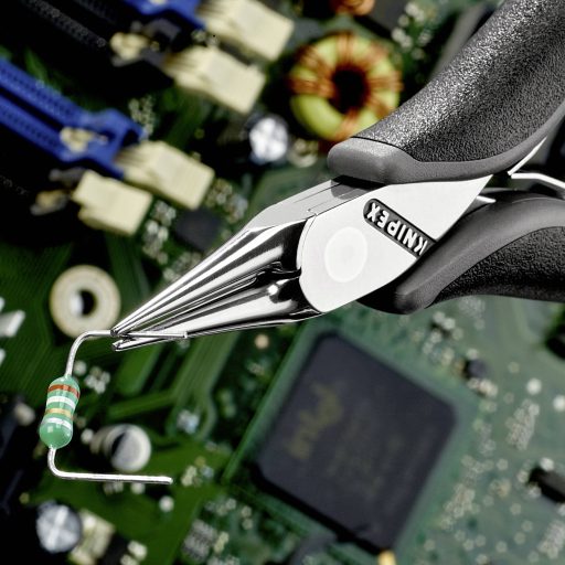 Elektronikai markoló fogó 115 mm, tükörpolírozott fej, Knipex 35 32 115