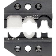   Krimpelő betétek krimpelő rendszerfogókhoz, MC 4 (Multi-Contact) szolár dugós csatlakozó, Knipex 97 49 66 6