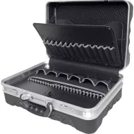   Elektronikai szervizkoffer, üres, 470 x 180 x 360 mm, műanyag alu kerettel, Bernstein 6415