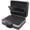 Elektronikai görgős szervizkoffer, üres, 500 x 400 x 200 mm, műanyag alu kerettel, Bernstein 7015