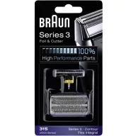 Braun 31S Borotvaszita és penge tömb Ezüst 1 készlet