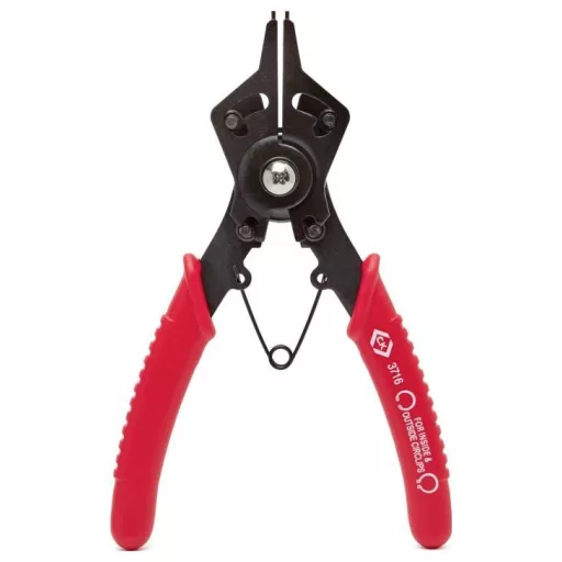 C.K. Készlet, beállítható fogóval, biztosító (Seeger) gyűrűkhöz T3716