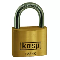   Kasp K12560A3 Függő lakat 60 mm Egyidőben záródó Aranysárga Kulcsos zár