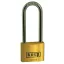 Kasp K12550L80A5 Függő lakat 50 mm Egyidőben záródó Aranysárga Kulcsos zár