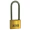Kasp K12550L80A1 Függő lakat 50 mm Egyidőben záródó Aranysárga Kulcsos zár