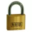 Kasp K12550A6 Függő lakat 50 mm Egyidőben záródó Aranysárga Kulcsos zár