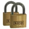 Kasp K12540D2 Függő lakat 40 mm Egyidőben záródó Aranysárga Kulcsos zár
