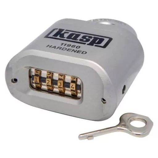 Függő lakat Kasp K11960D Ezüst Számkódos zár